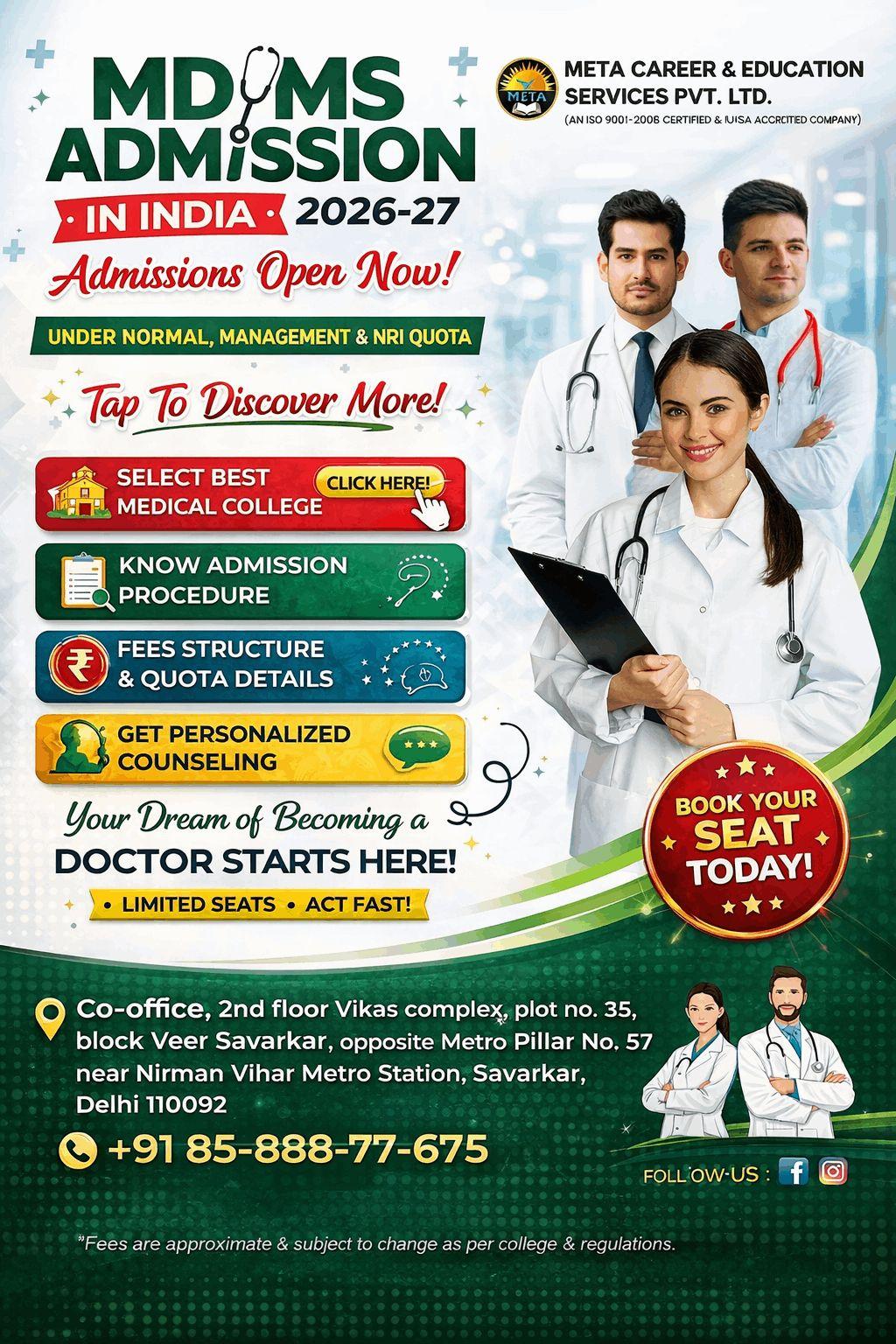 MD MS Admission in India  Top MD MS Colleges and Private Medical Universities