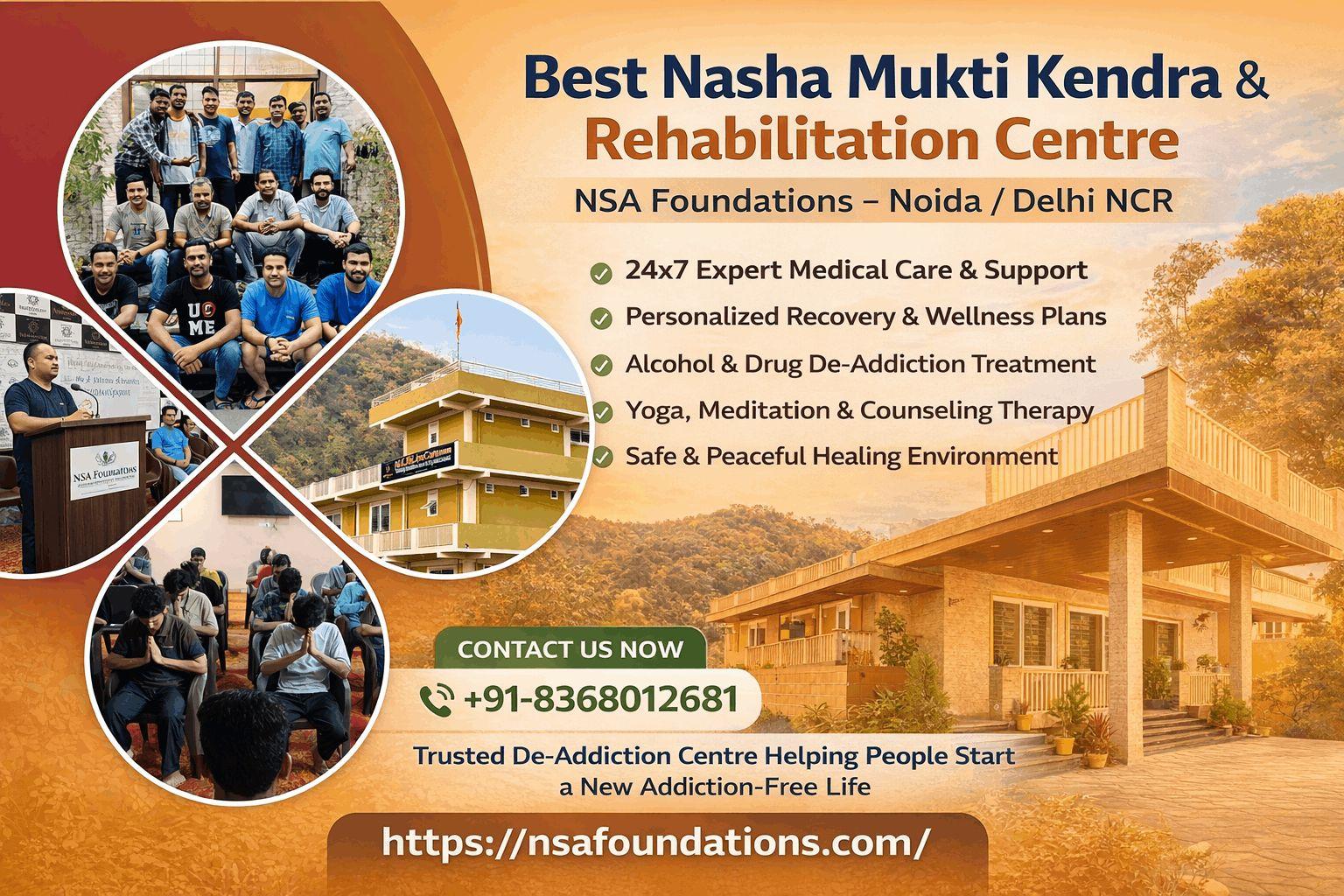 Best Nasha Mukti Kendra in Noida | NSA Foundations