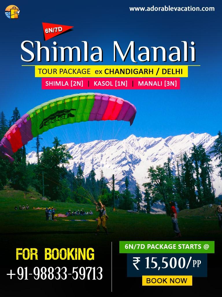 Shimla Manali Package Tour from Kolkata