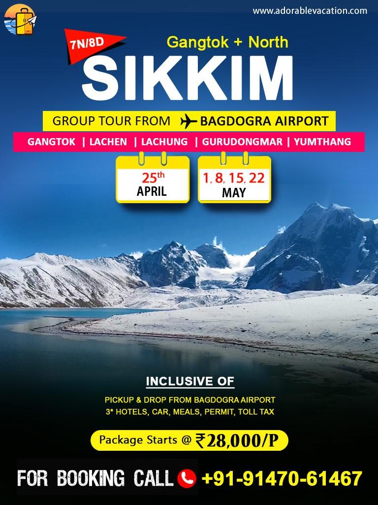 Best North Sikkim Tour Package from Bagdogra