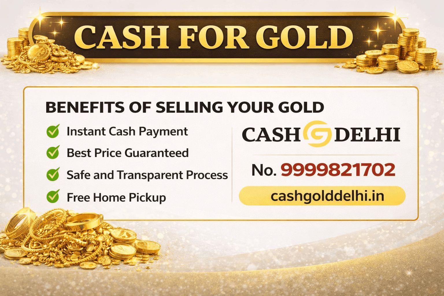 Cash for Gold: Get Instant Cash at Best Market Price