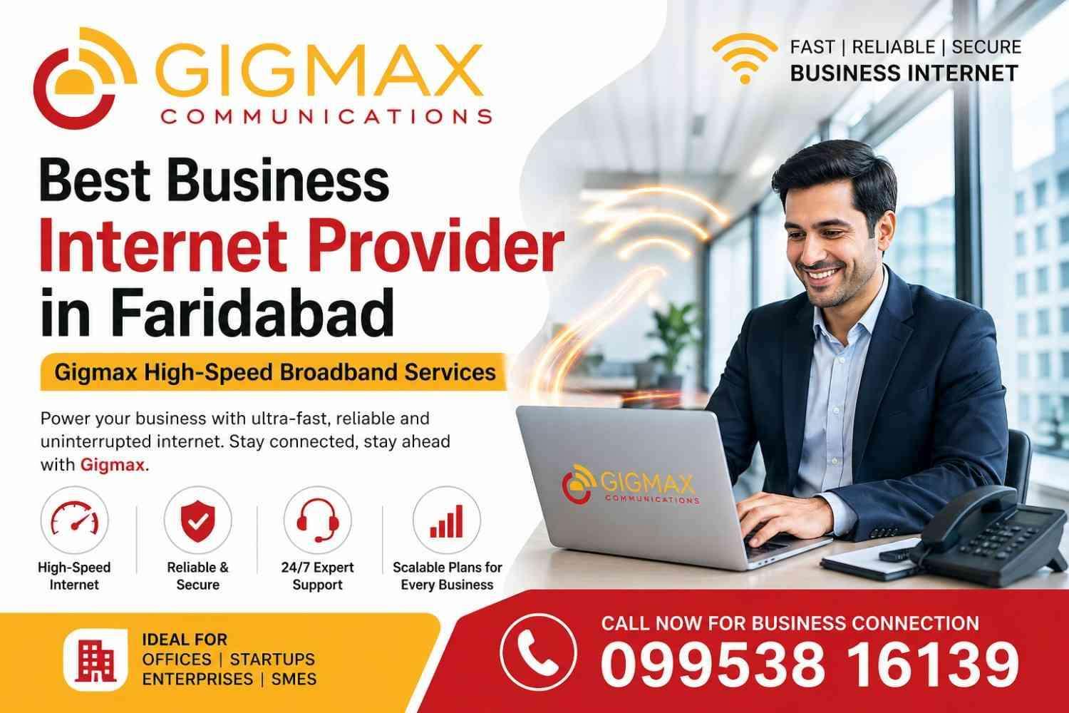 Best Business Internet Provider  Faridabad  Gigmax HighSpeed Broadband Services