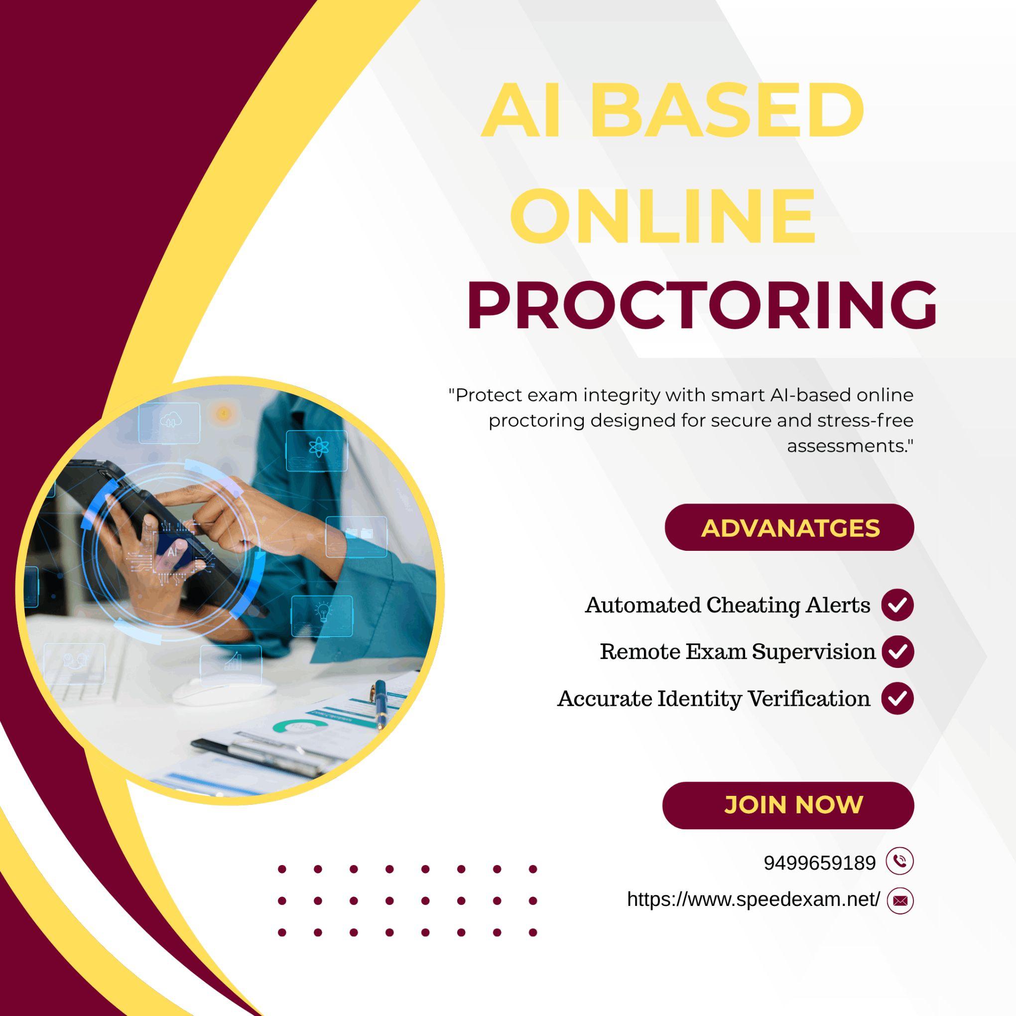AI Based Online Proctoring for Secure Online Exams