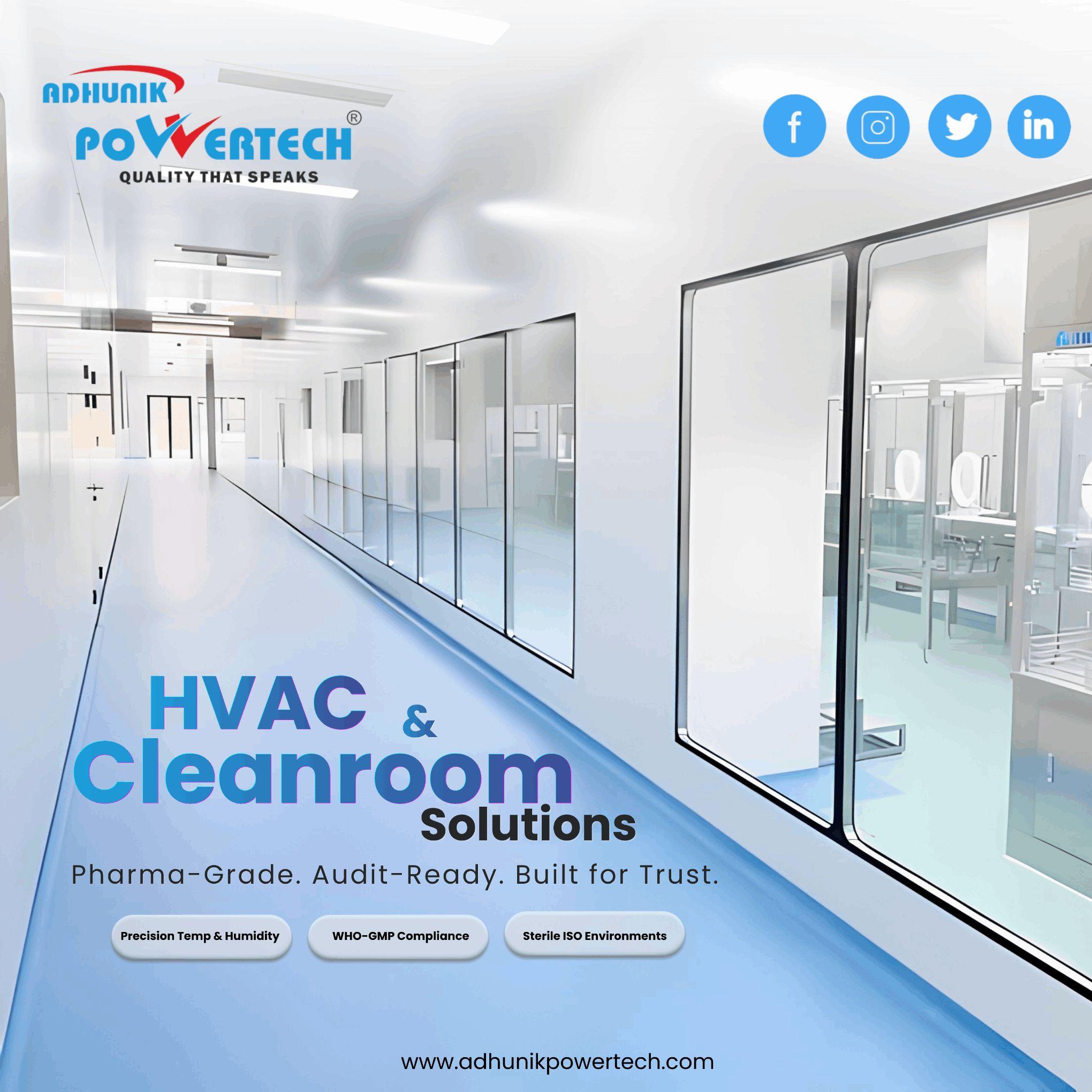 Title: Best Pharma HVAC & Cleanroom Solutions in Delhi NCR- AdhunikPowertech