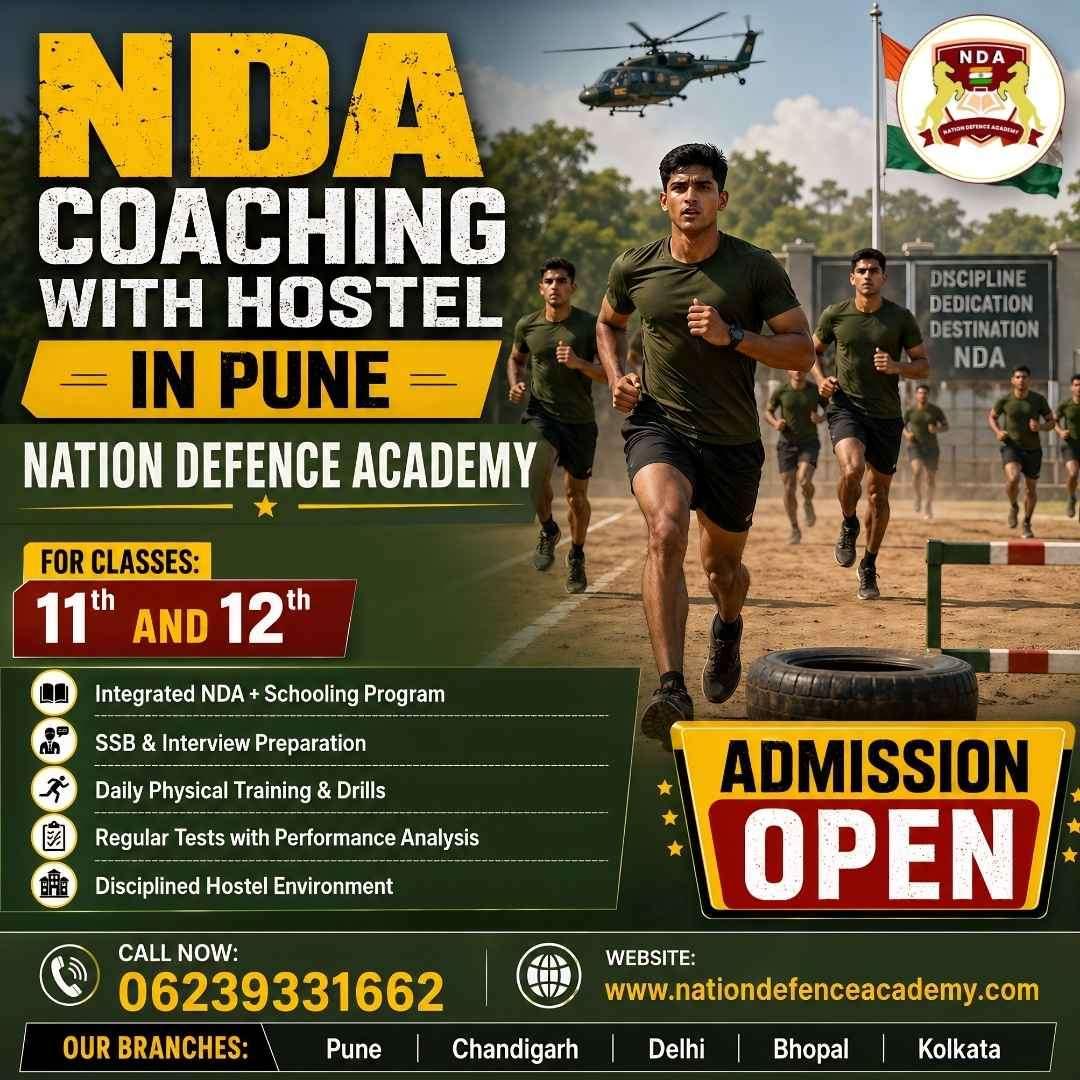 NDA Coaching with Hostel in Pune