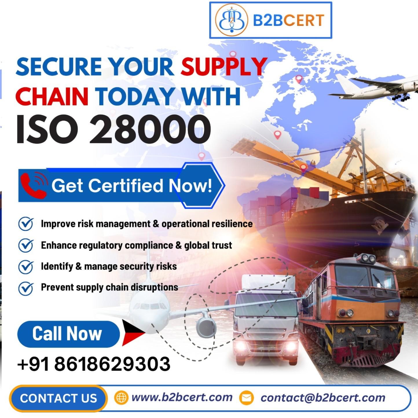Get ISO 28000 Certification Services in South Africa