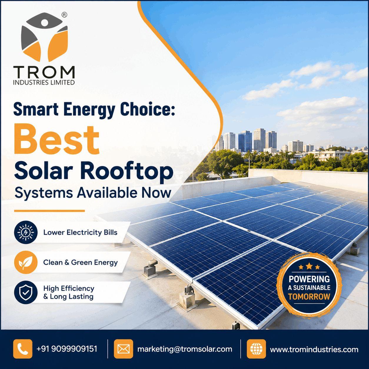 Smart Energy Choice: Best Solar Rooftop Systems Available Now