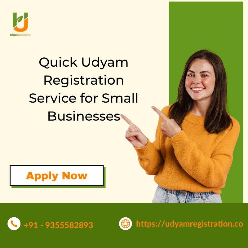 Quick Udyam Registration Service for Small Businesses