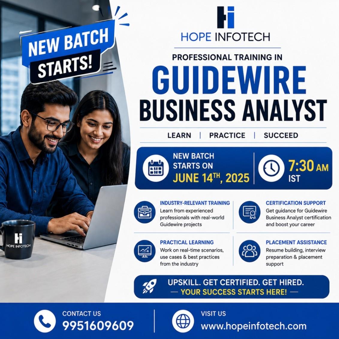 Become a Certified Guidewire Business Analyst  New Batch Starting Soon