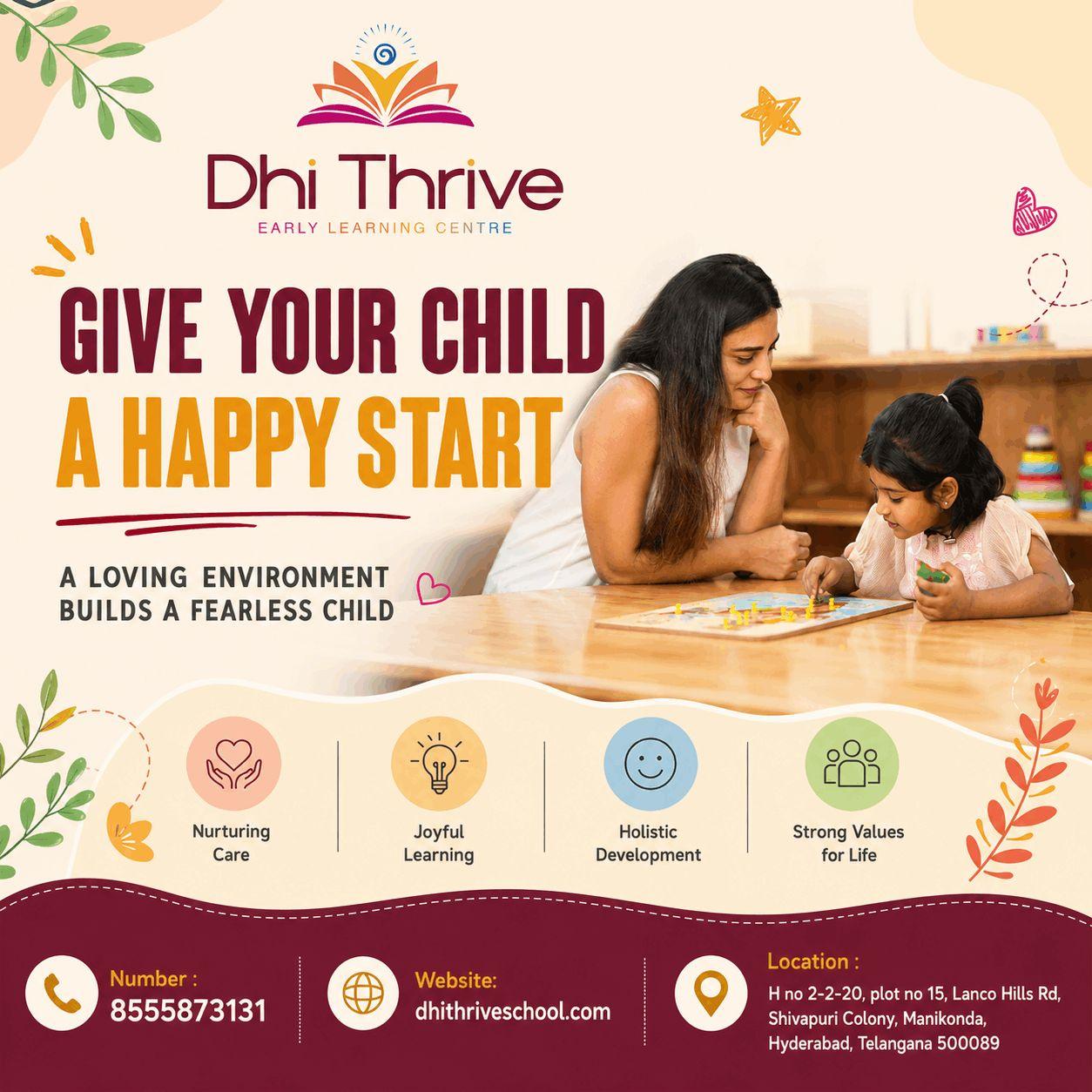 Pre Nursery School in Manikonda