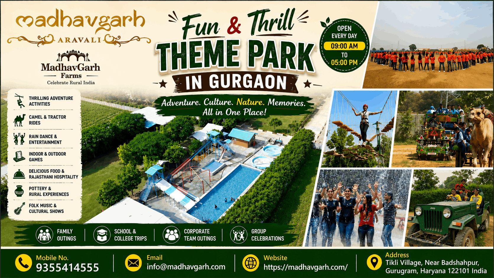 Best Adventure Park Near Delhi