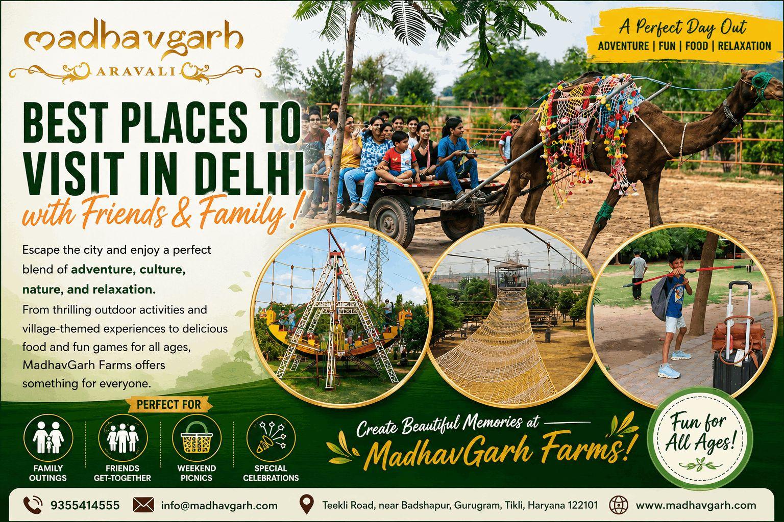 Best Outing Places Near Delhi for Family & Friends