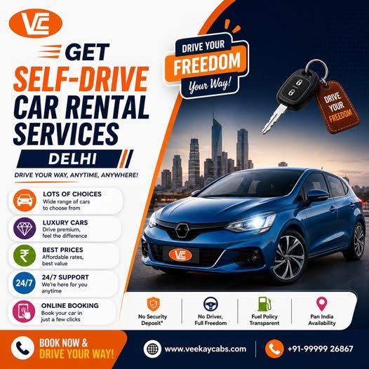 Why VeekayCabs Is Delhi's Preferred Self-Drive Choice