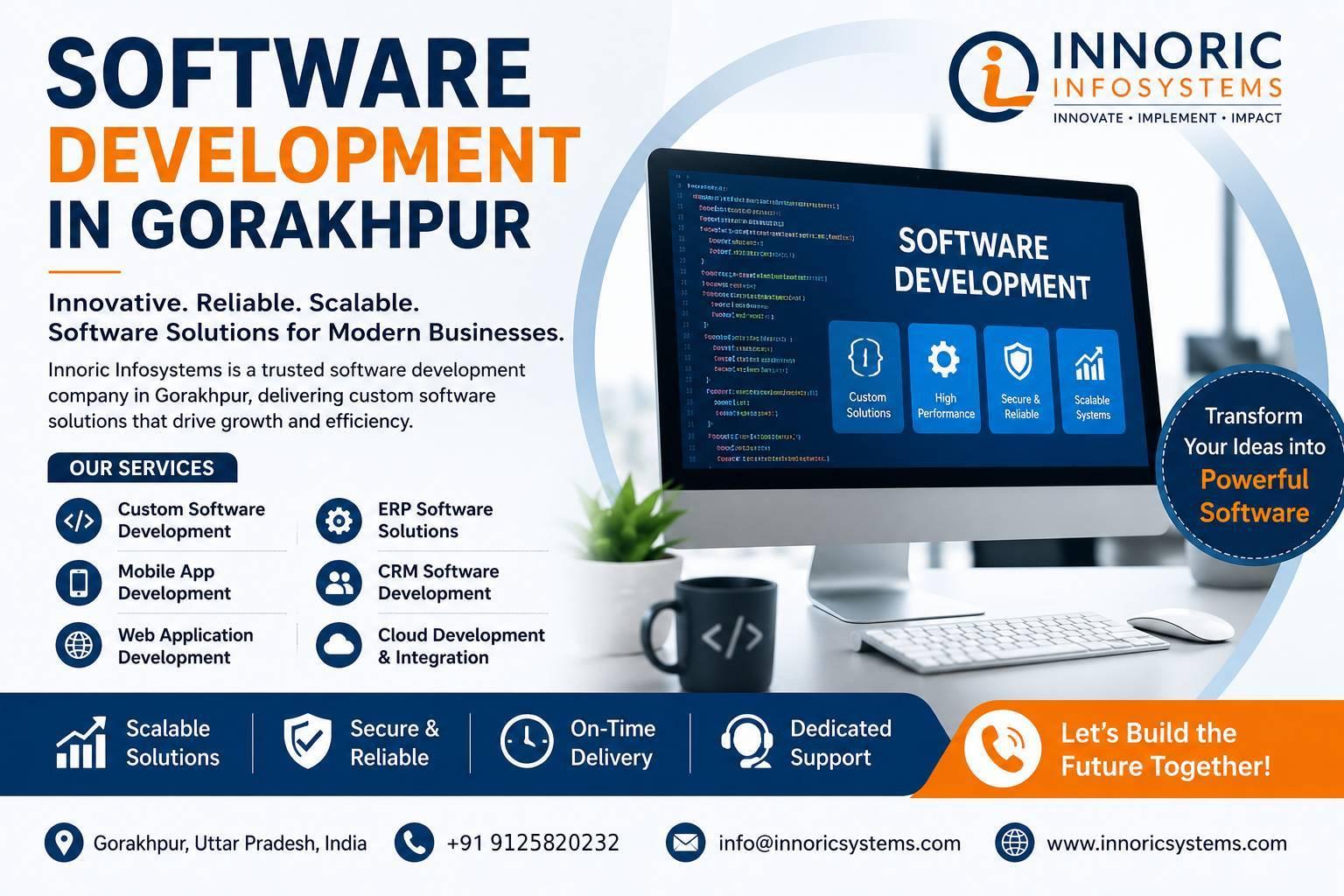 Affordable Custom Software in Gorakhpur | Software Company in Gorakhpur