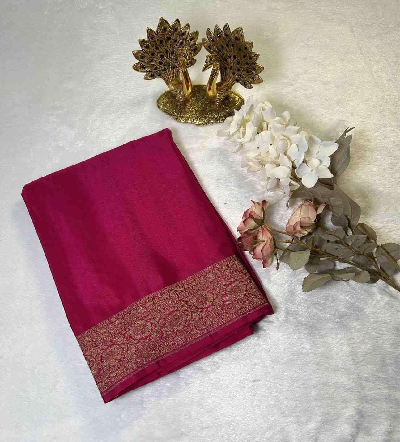 Luxury Pure Banaras Silk Sarees with Rich Zari Work