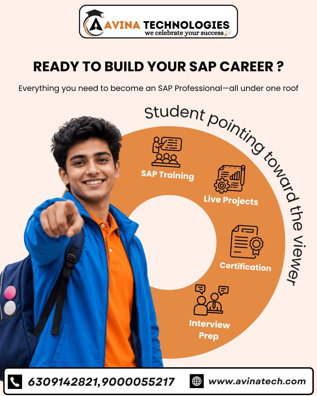 Avina Technologies Best SAP Training Institute in Hyderabad