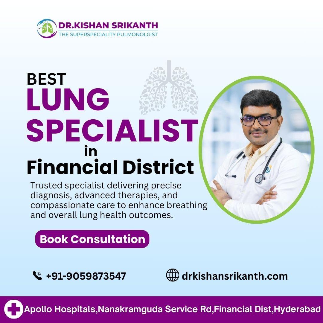 Best Lung Specialist in Financial District | Dr. Kishan Srikanth Juvva