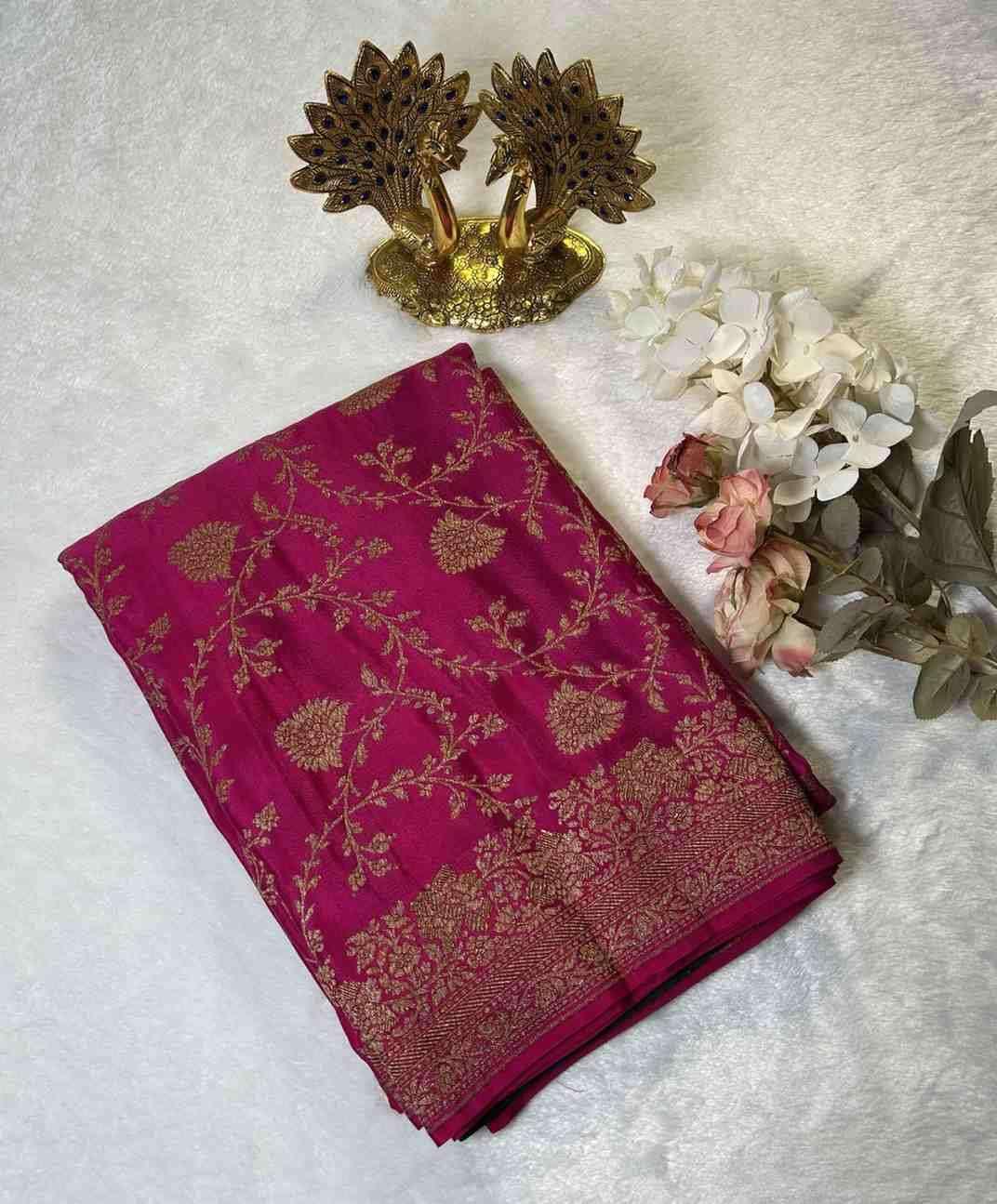 Premium Banarasi Silk Sarees with Rich Zari