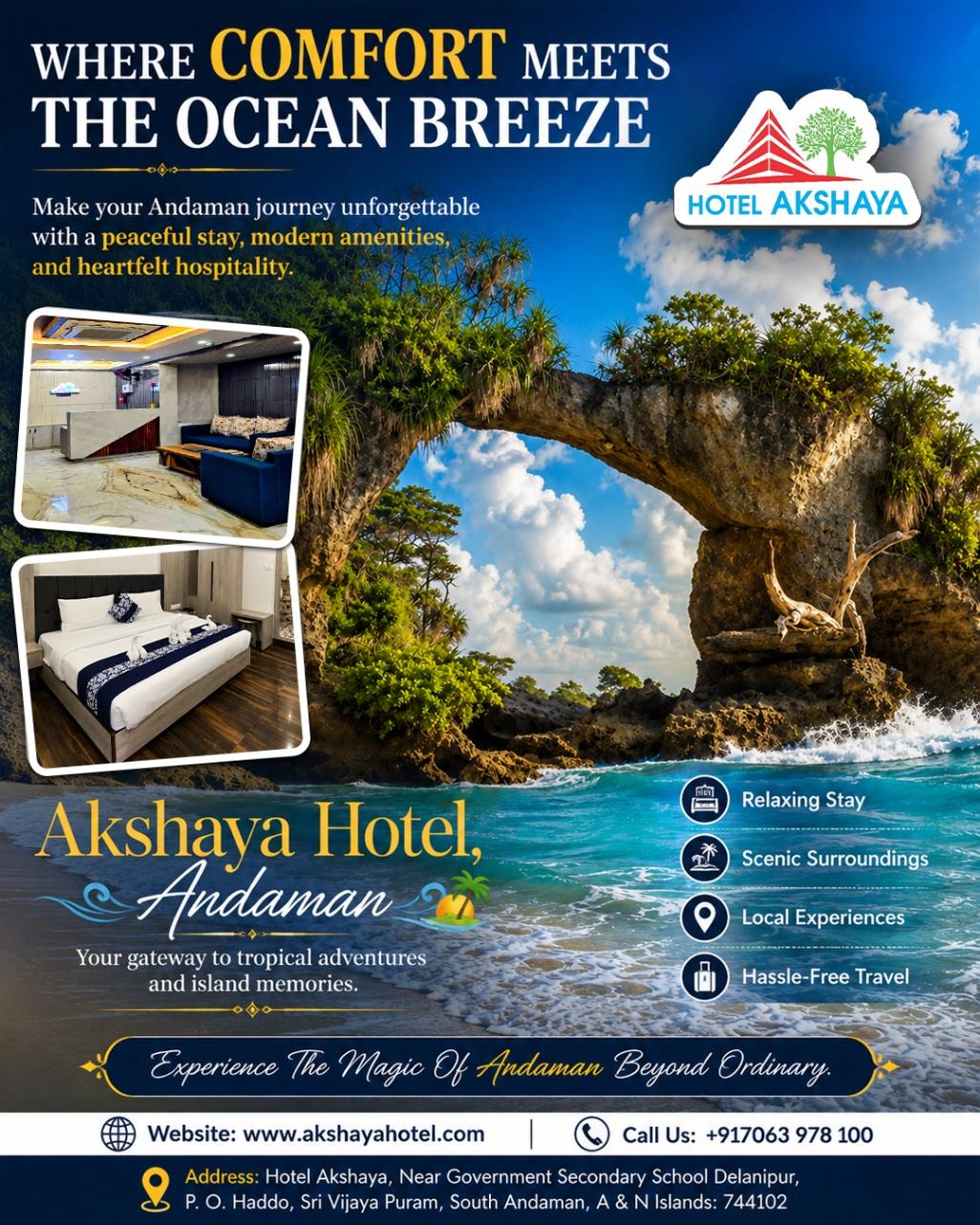 Book Deluxe Hotel Rooms in Srivijayapuram at Hotel Akshaya