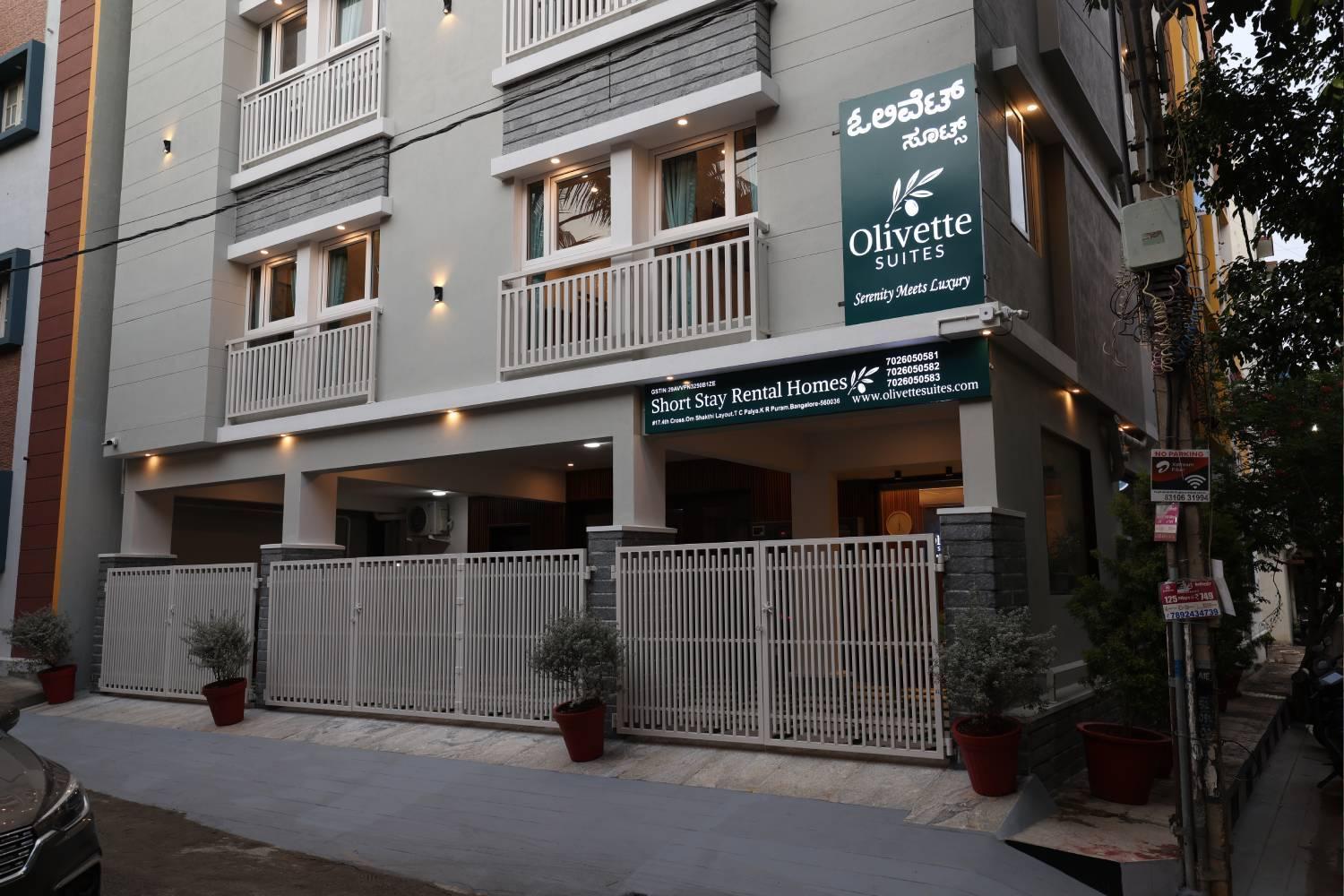 Book Service Apartments in Bangalore for Stay at Olivette Suites