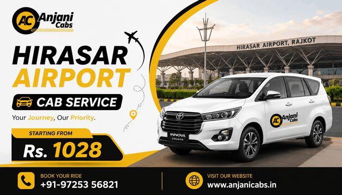 Book Hirasar Airport Cab Service at Anjani Cabs