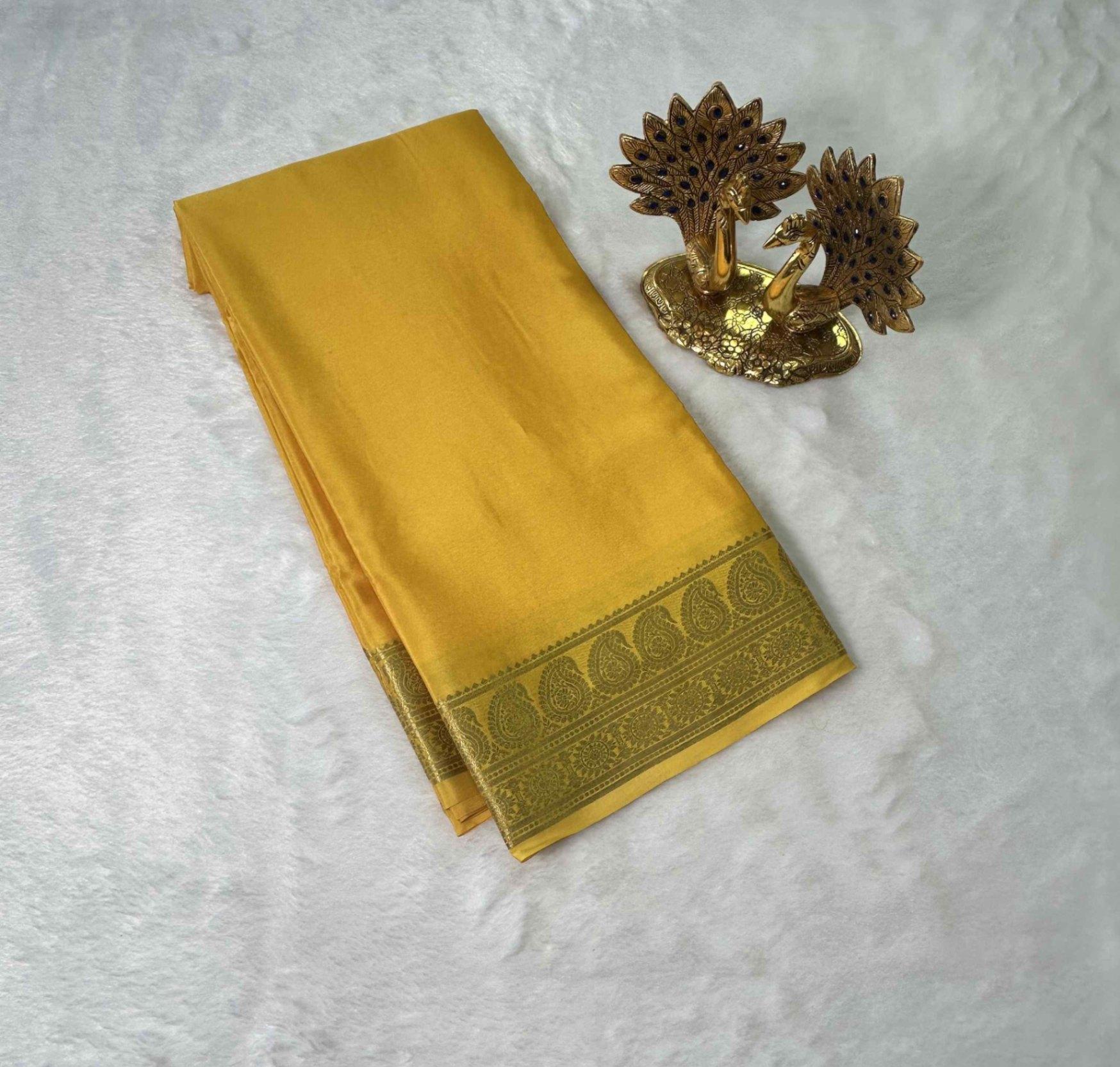 Authentic Silk Mark Certified Mysore Silk Sarees