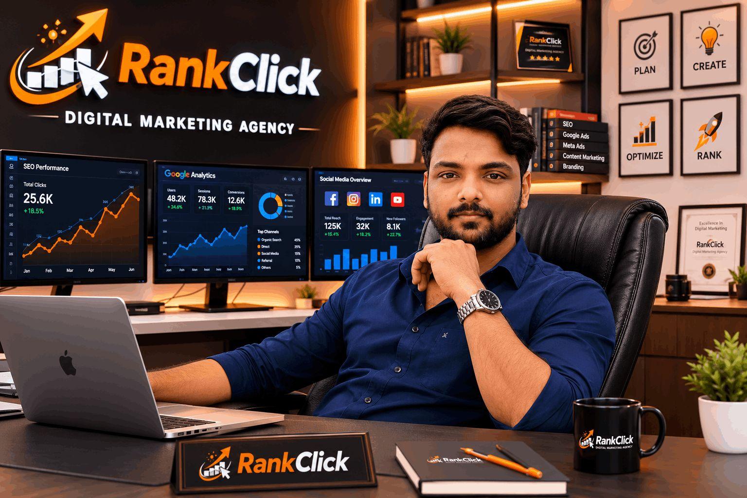 Best Digital Marketing Agency in Varanasi  SEO, Ads & Web Design RankClick 