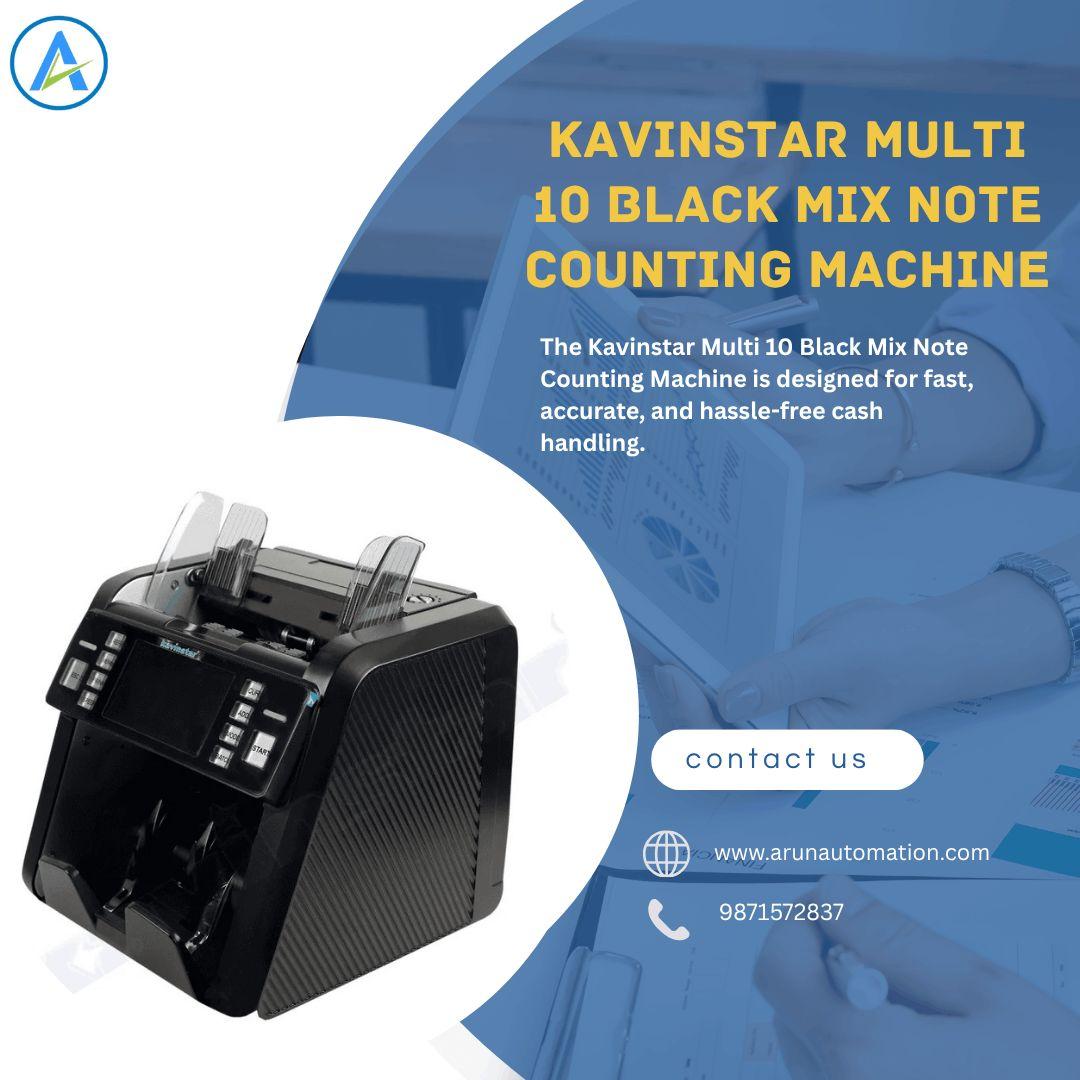 Kavinstar Multi 10 Black Mix Note Counting Machine |