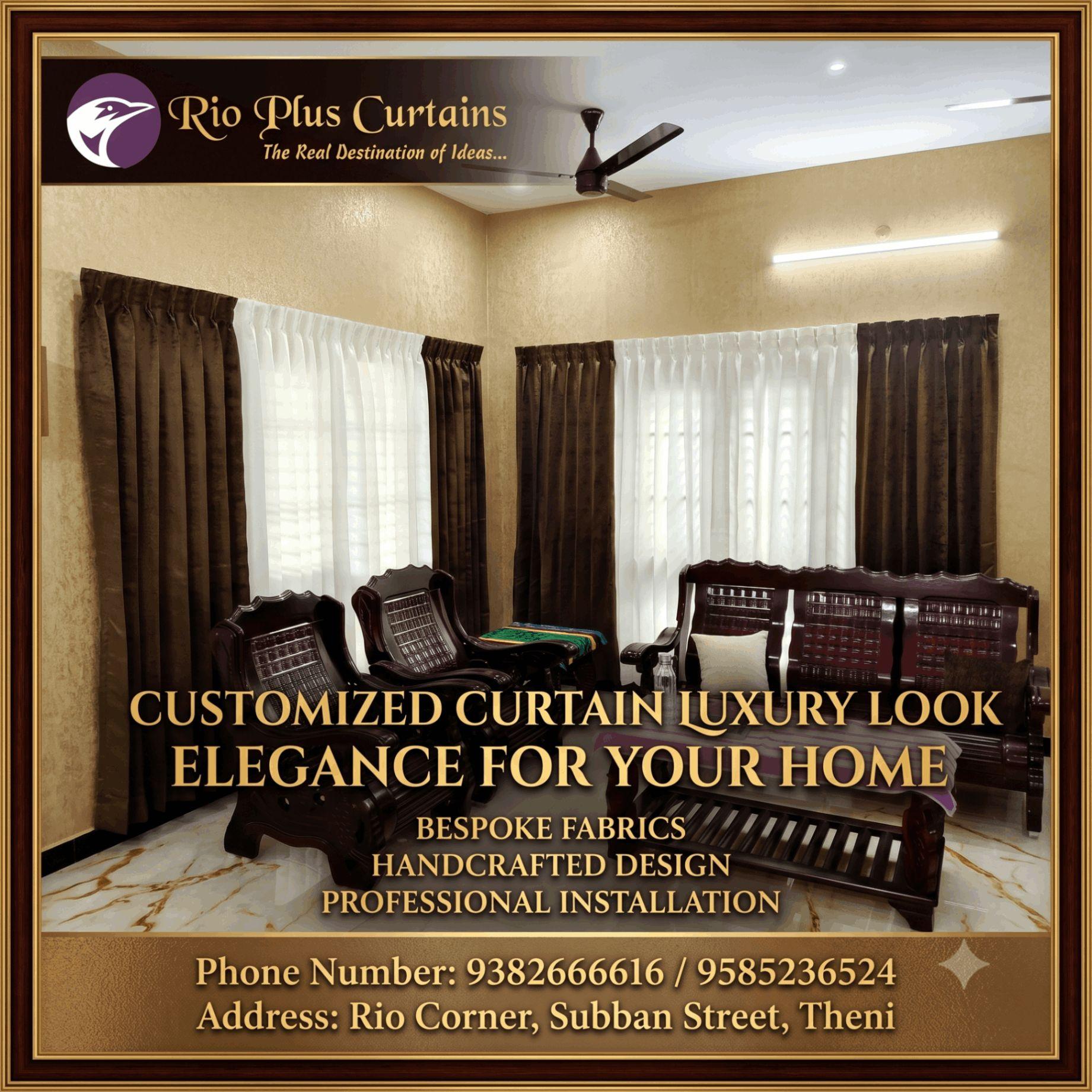 best curtains shop in theni 9047836524
