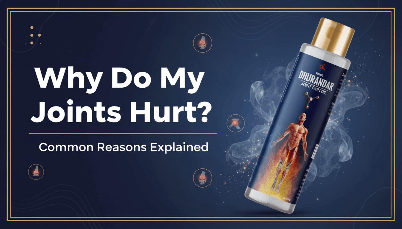 Buy Ayurvedic Joint Pain Oil for Knee & Muscle Pain