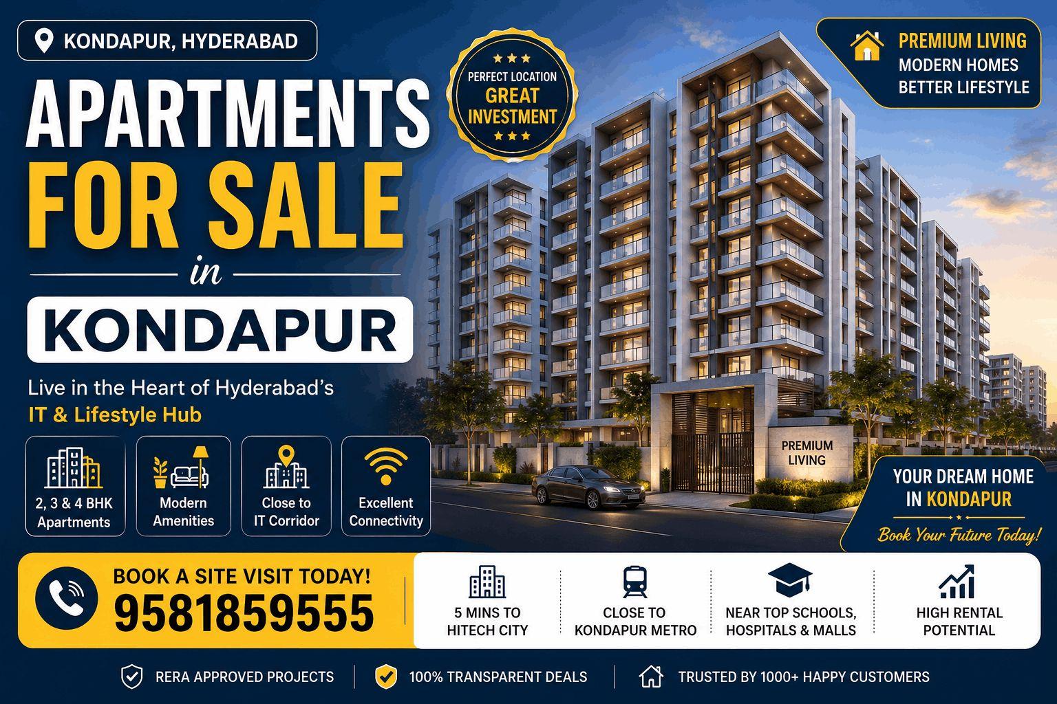 apartments in kondapur hyderabad