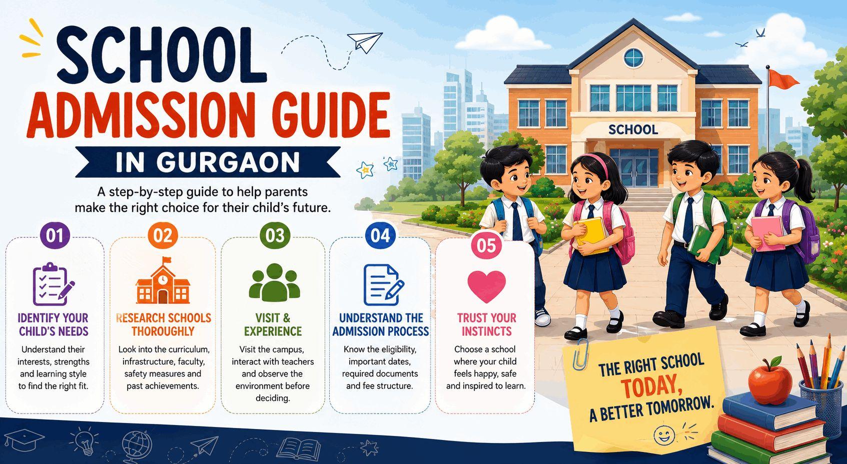 Complete School Admission Guide in Gurgaon for Parents