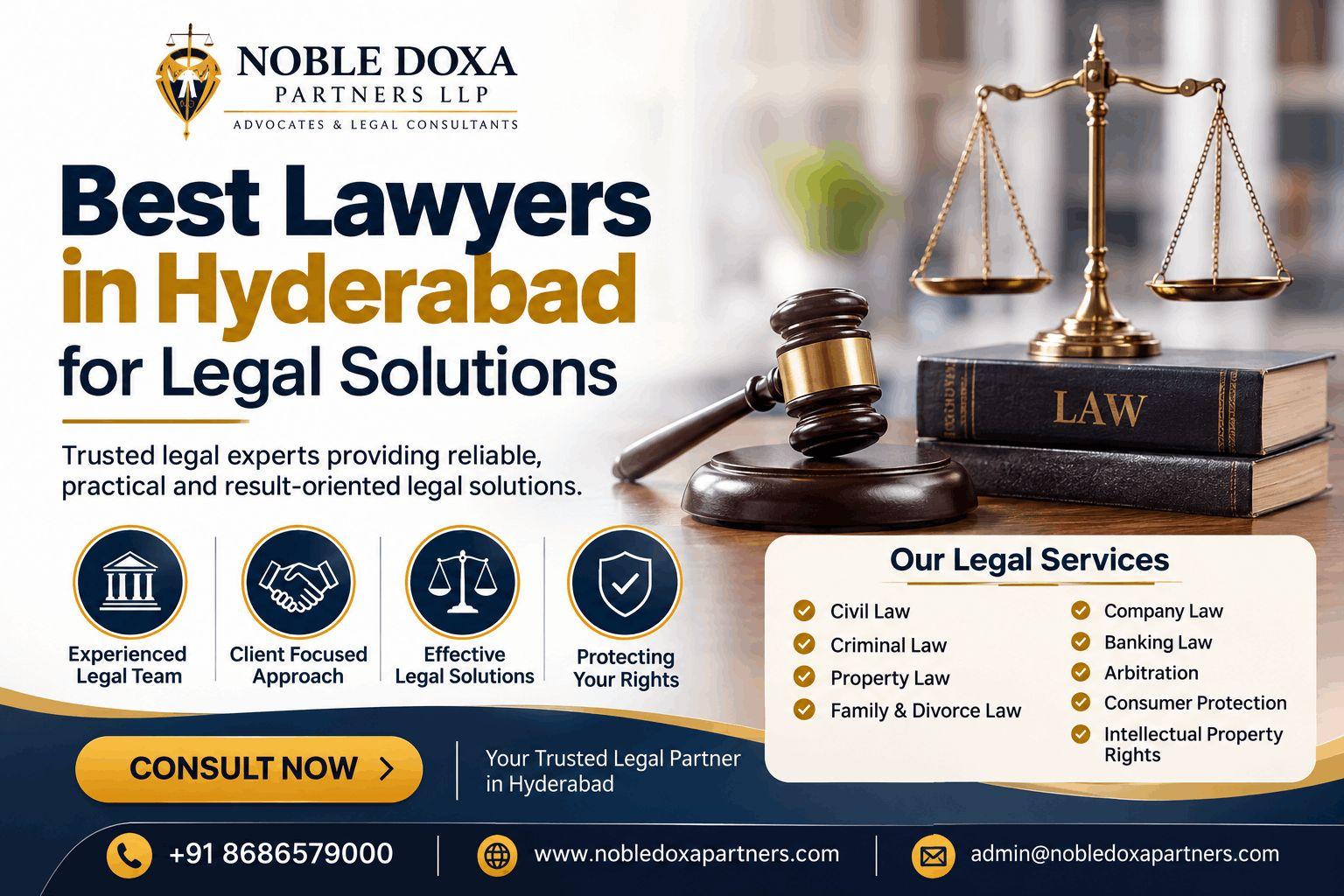 Best Lawyers in Hyderabad for Legal Solutions
