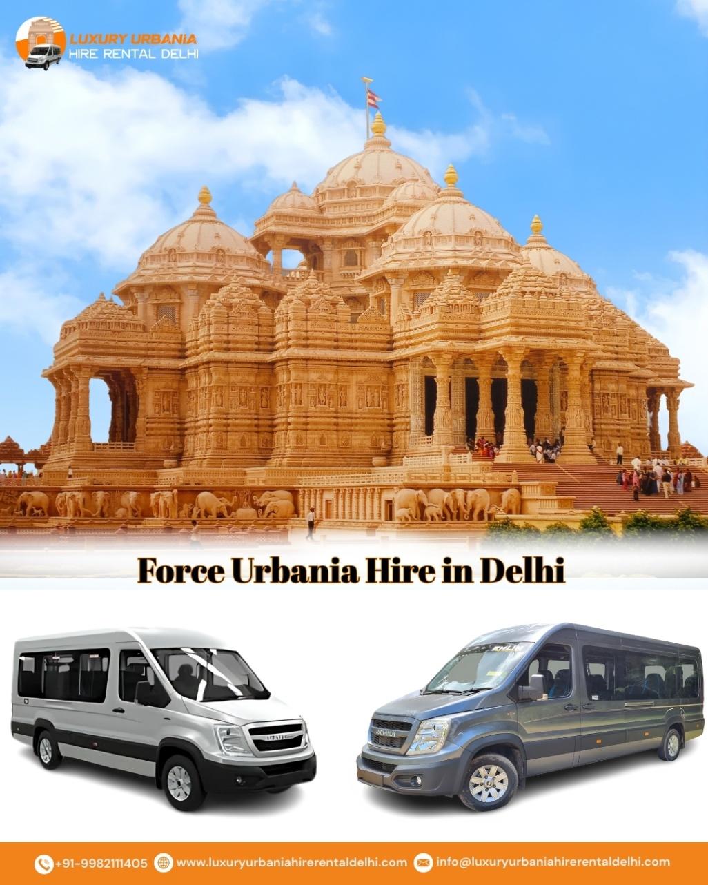 Luxury Force Urbania Rental in Delhi | Premium Travel