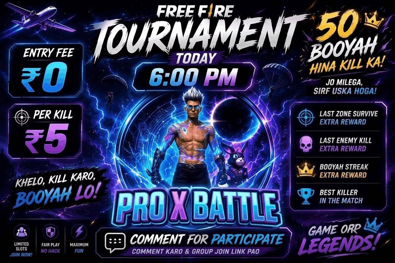 Free fire solo turnament 