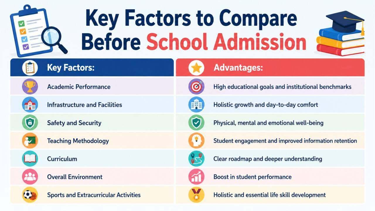 How to Compare Two Schools Before Taking Admission?