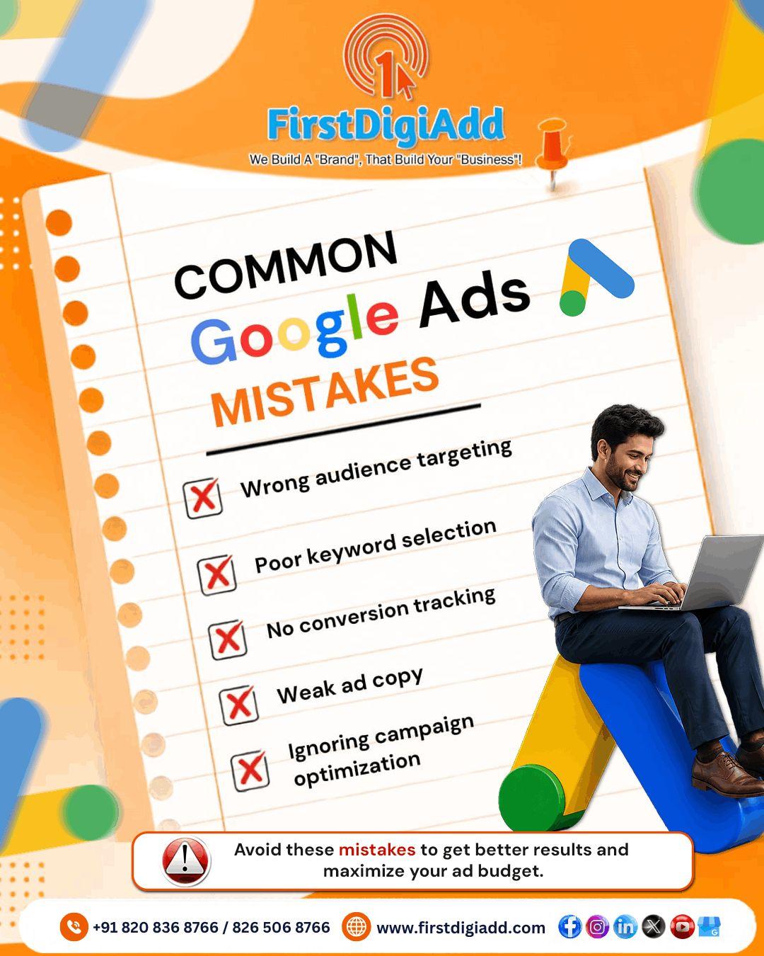 5 Common Google Ads Mistakes That Are Costing You Customers