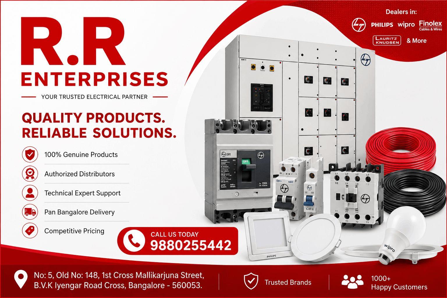 Leading Electrical Supplier in Bangalore  Order Today!