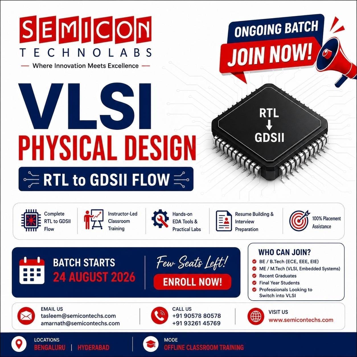 Best Physical Design Training in Hyderabad