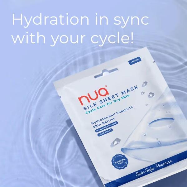 Nua Silk Sheet Mask  Hydrating & Repairing Sheet Mask with Ceramides