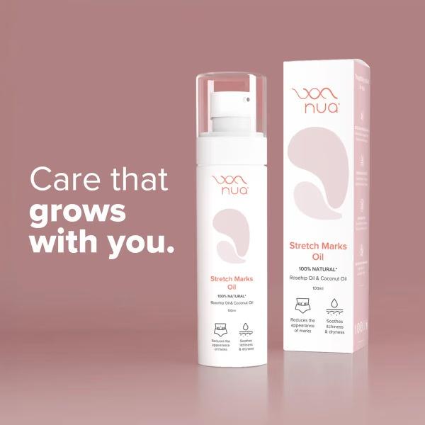 Stretch Marks Oil 100% Natural & Gynaecologist-Approved for Pregnancy Care