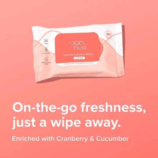 Buy Gentle Intimate Wipes For Women by Nua