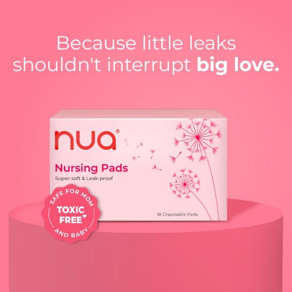 Soft, Leak-Proof Nursing Pads  Safe & Disposable | Nua