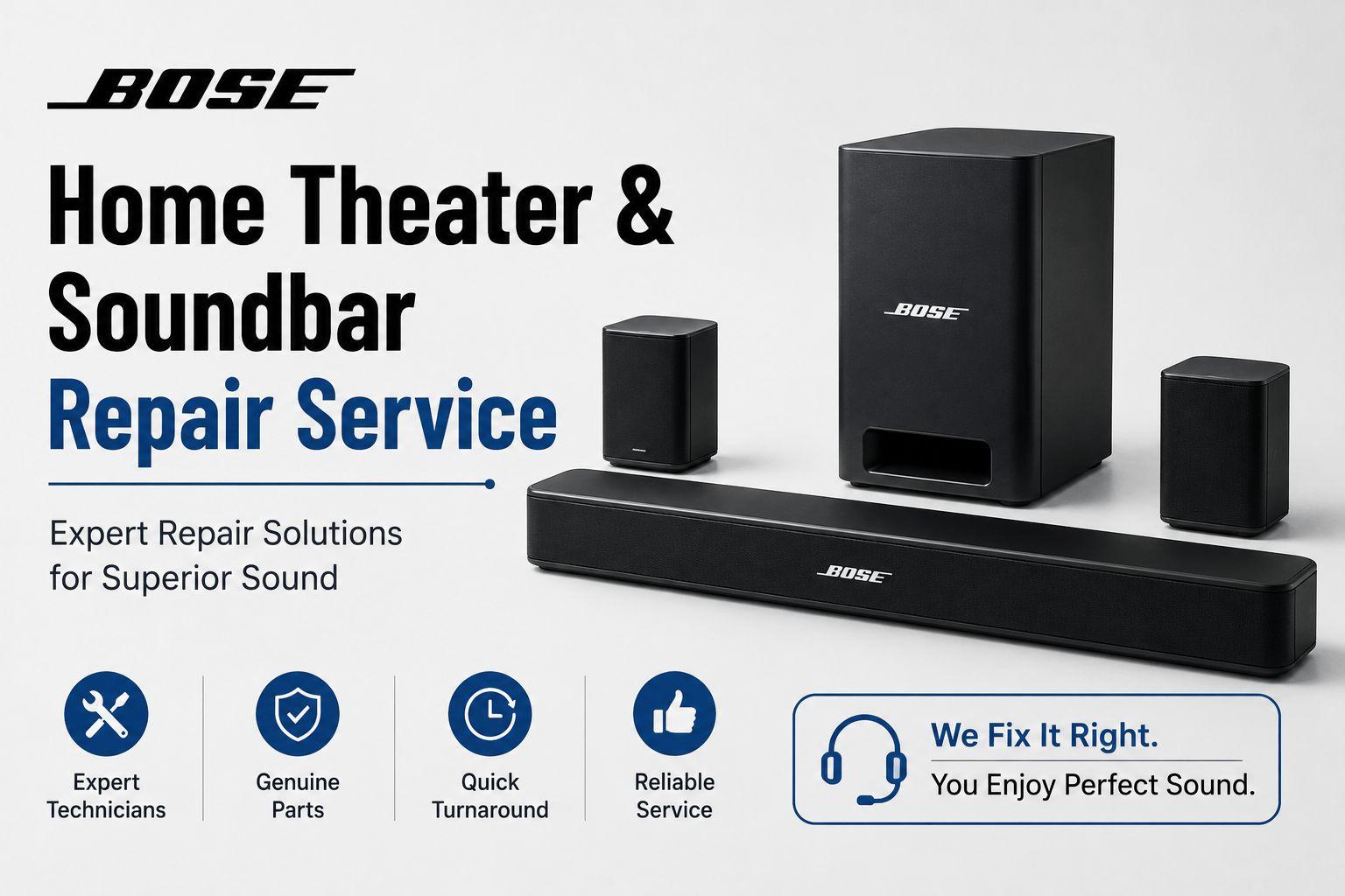 Bose Service Centre Near Me | Professional Repair & Audio Support
