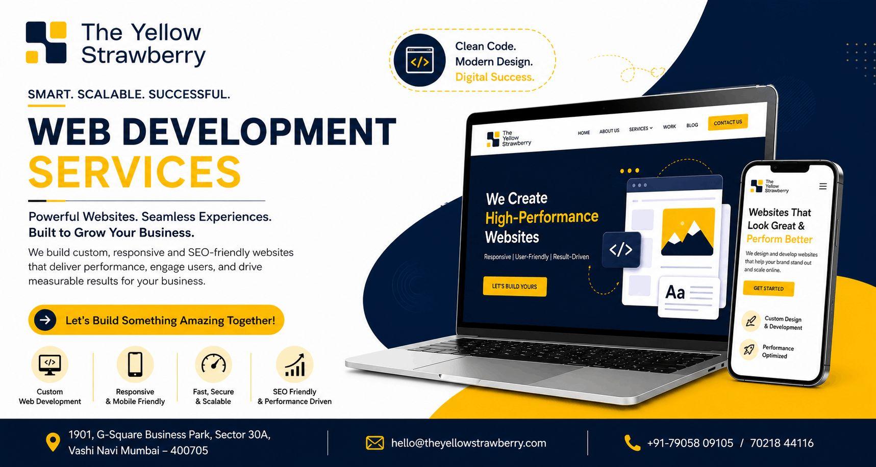 Web Development Company in Mumbai |  The Yellow Strawberry