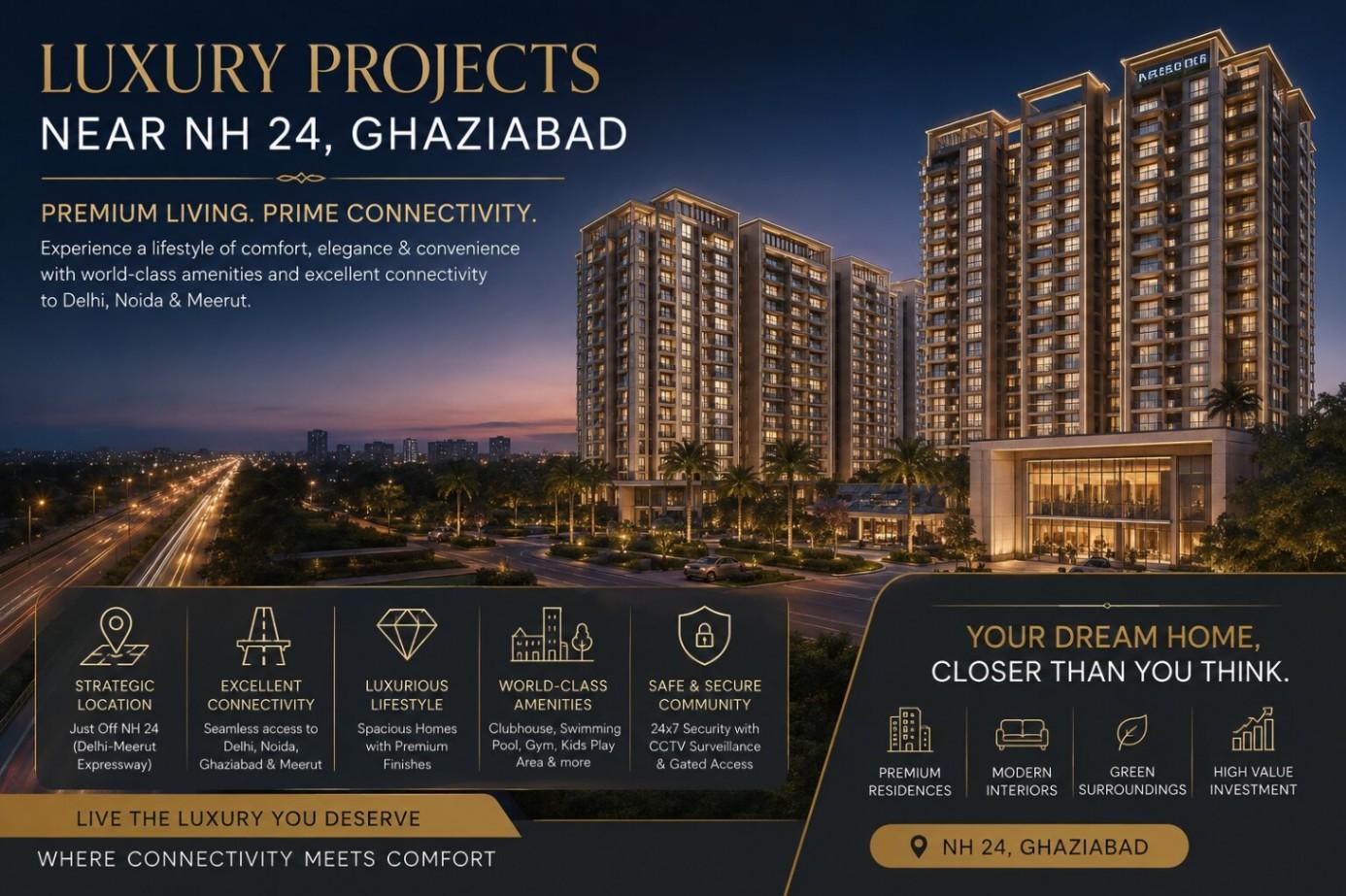 3 BHK Apartments in Ghaziabad: Spacious Homes for Growing Families