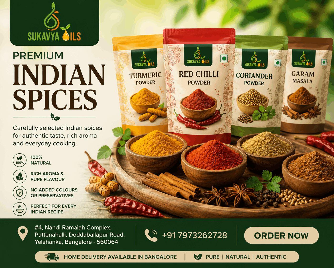 Buy Natural Food Products Online in Bangalore | Sukavya Oil