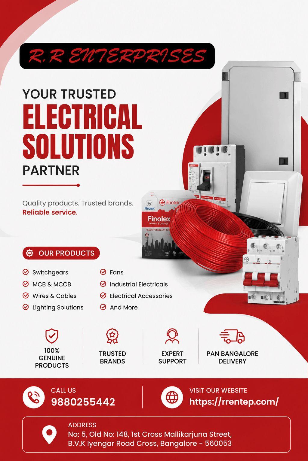 Electrical Products in Bangalore  Get the Right Solutions