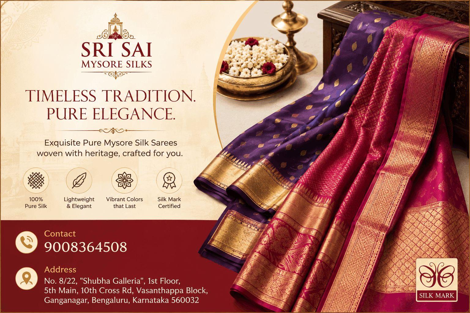 Traditional Mysore Silk Sarees for Weddings