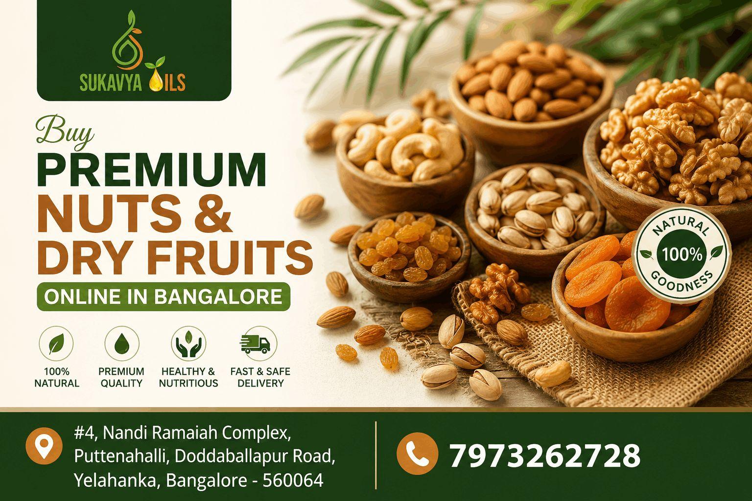 Buy Premium Nuts & Dry Fruits Online in Bangalore
